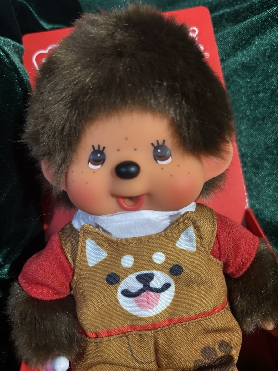 Monchhichi Sekiguchhi Boy Doll Shiba Dog Overalls Special Edition