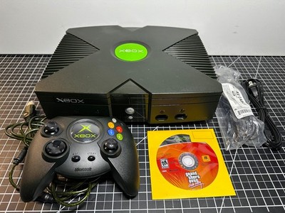 Original Microsoft Xbox Console Bundle - Reconditioned - Controller - GTA Vice