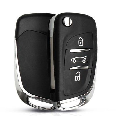 Flip Key Shell Case Refit for CITROEN Xrasa Picasso C2/3/4/5/6/8 Remote 3 BTN F