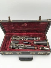 Vintage Silvertone Clarinet Instrument Collectable For Restoration or Parts Old