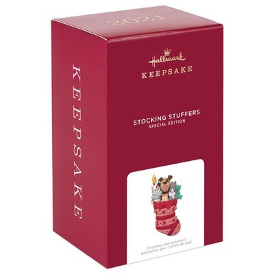 2021 Stocking Stuffers 1st First Series Special Edition Pink Hallmark Ornament