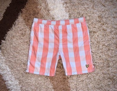Men Lyle & Scott Shorts Orange 30