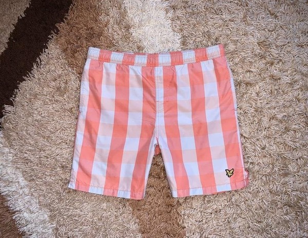 Men Lyle & Scott Shorts Orange 30