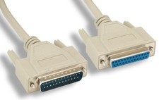 DB25 Serial Male to Female Cable 3FT