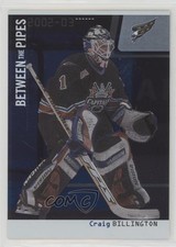 2002-03 ITG Be A Player Between the Pipes Craig Billington #60 05ds