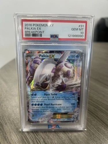 POP 28 Palkia EX PSA 10 2016 Pokemon XY Breakpoint 31/122 Holo Ultra Rare