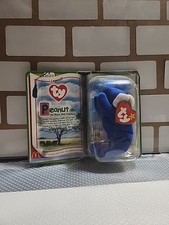 Peanut the Royal Blue Elephant Ty Beanie Baby Teenie Beanie Baby Legends RARE