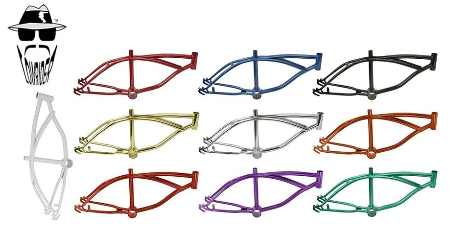 ORIGINAL LOWRIDER 16" Metallic Flake Bicycle Frame – Cruiser / Chopper Style.