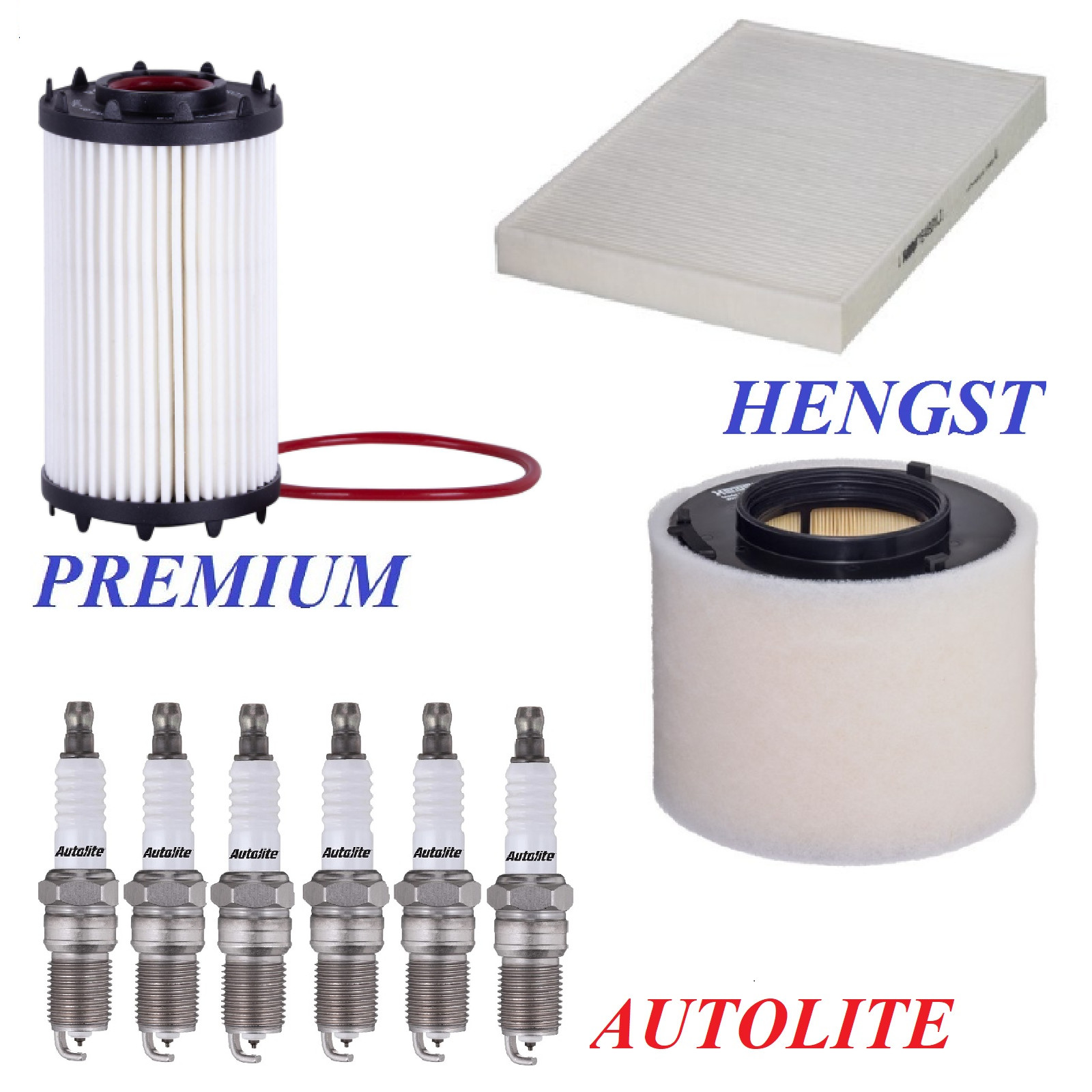Tune Up Kit Filters Spark Plugs for AUDI SQ5 SPORTBACK V6 3.0L 2021-2024