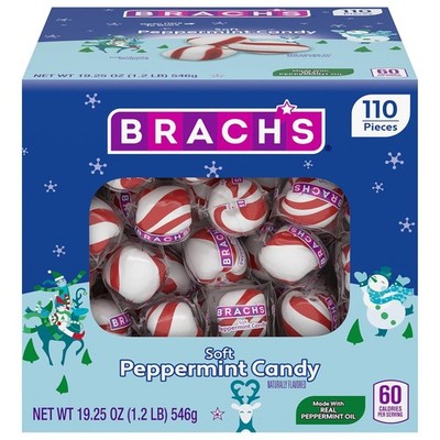Brachs Soft Peppermint Candy 19.25oz - 110pcs