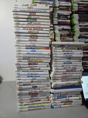 Wii games 65+ games to choose from U  Pick & Choose
