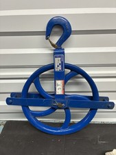 Campbell 3061V Gin Wheel Roofer's Block 12" Pulley w/ Hook 1000lb Made in USA