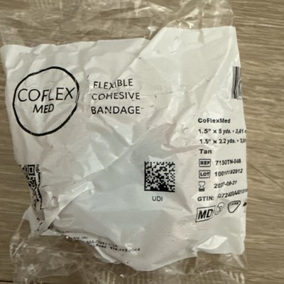 Coflex Cohesive Flexible Stretched Bandage - 1.5   30 Pieces Free Shipping