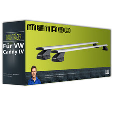 Menabo Omega Plus - Dachträger - Aluminium - für VW Caddy IV Typ SAA/SAB NEU