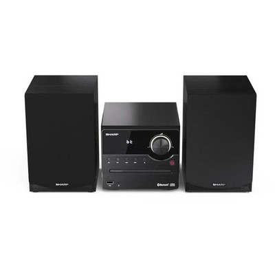 Sharp XL-B512BK AM/FM CD Bluetooth Stereo Shelf System with USB Playback & Remot