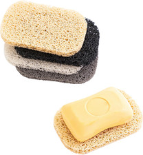4 Pack Assorted Soap Saver Holder for Bar Soap Shower Bathroom Dish Self Drainin