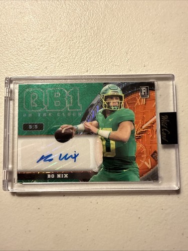 2023 Wld Card Qb1 On the Clock - Bo Nx #OCW BN2-A Holographc Ranbow