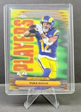 2025 Topps Chrome Football Power Players #PP-24 Puka Nacua LA Rams