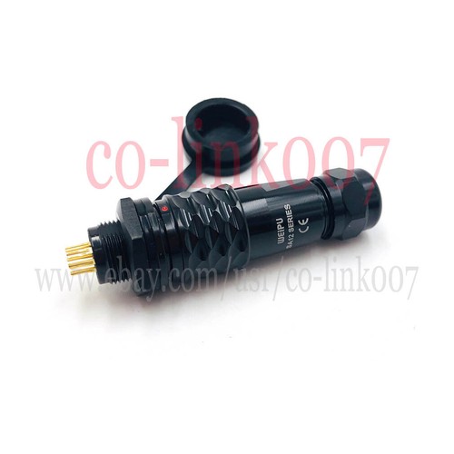 SA12 Panel Mount IP67 Waterproof Plug & Socket Circular Connector 9pin WEIPU - Picture 7 of 7