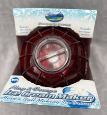PLAY & FREEZE ICE CREAM MAKER RED BALL ~ by UCO ~ OPEN BOX ~ READY TO USE