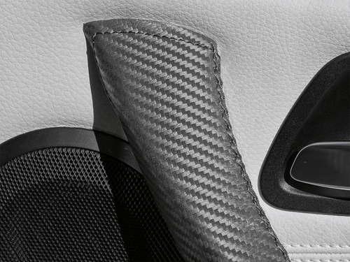 Cubiertas de manija interior de fibra de carbono borde para BMW E90 E92 Serie 3 2005-2012 - Imagen 9 de 12