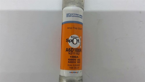 Mersen Ferraz Shawmutt A6D100R 100A Fuse - Picture 2 of 6