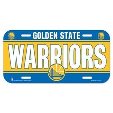 GOLDEN STATE WARRIORS  Official NBA Color License Plate  New 