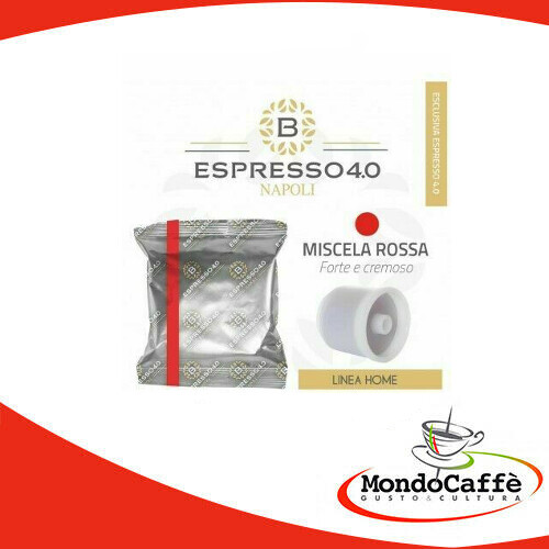 80 Capsule Caffe Compatibili Illy Iperespresso Espresso Miscela Rossa  Barbaro | eBay