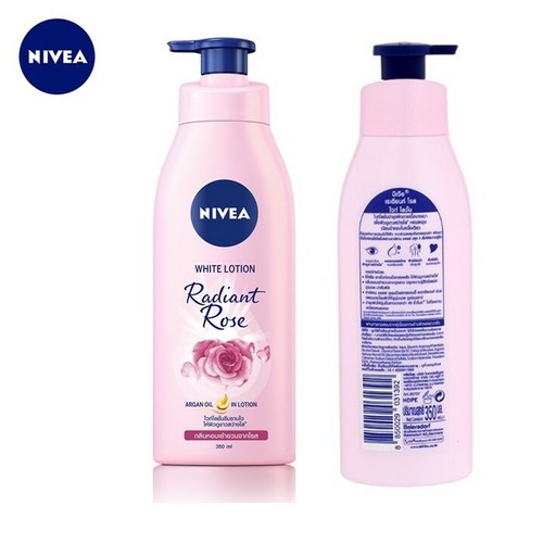 3 x 350 ml. NIVEA Radiant Rose White Lotion Arganöl in Lotion schneller Versand - Bild 5 von 6
