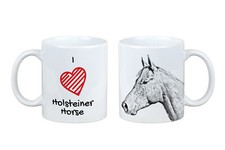 Holsteiner Horse cup with a horse I love Art-Dog