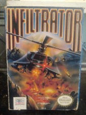 INFILTRATOR Nintendo NES Game Original 1989 MINDSCAPE Cardboard Collector *BOX*