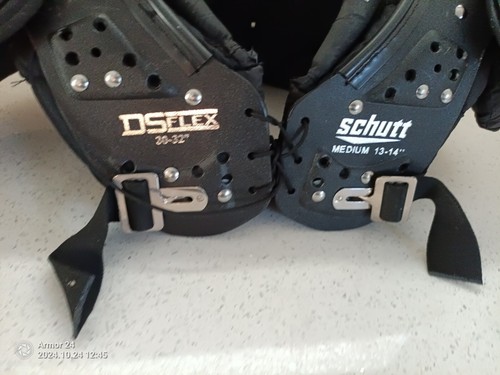 Schutt DS Flex Football Shoulder Pads 30-32 Medium 13-14" Youth - Picture 2 of 6