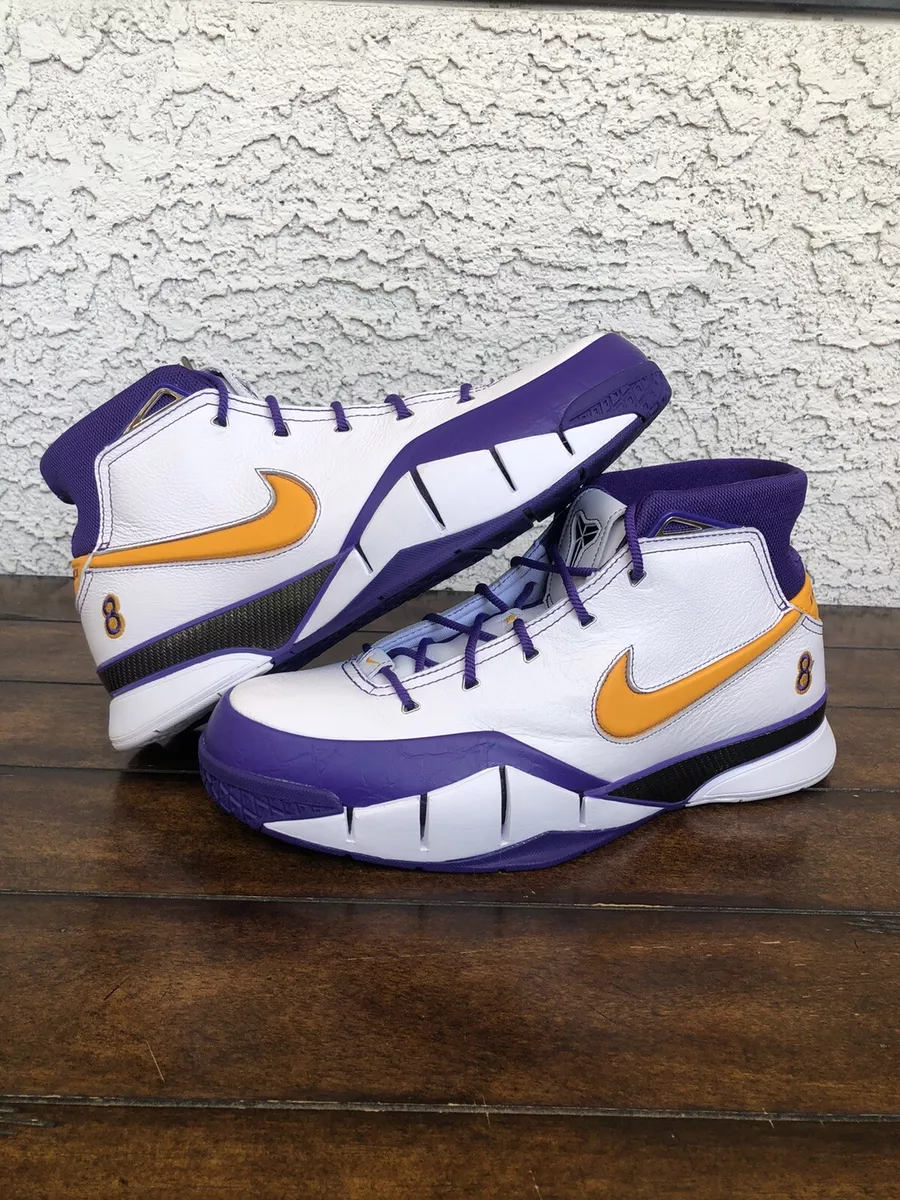Nike Zoom Kobe 1 Protro Final Seconds AQ2728 101 Size 14 Lakers Colorway
