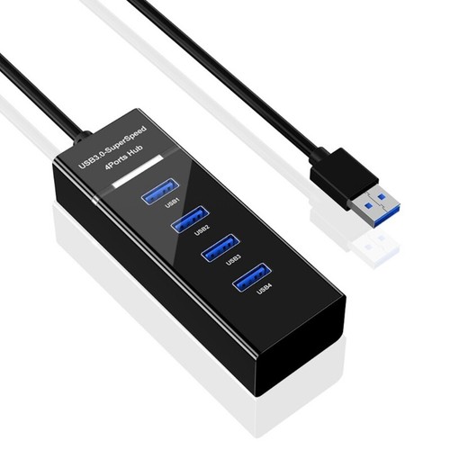 USB Hub USB2.0 Splitter Featuring USB3.0 Port Expander For Office And Home Use - Zdjęcie 6 z 11