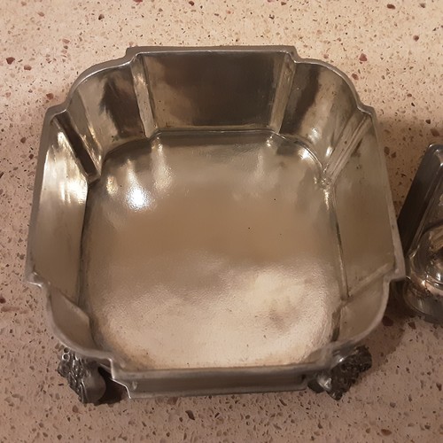 Vintage MMA Reproduction Pewter 18th Century Dutch Tobacco Box 6.5”H 4.5”W - Picture 5 of 9