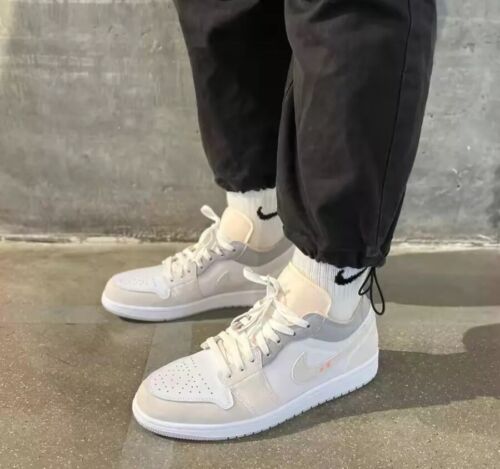 Air Jordan 1 Low SE Inside Out "White Phantom" Decostruito - Uomo Taglia 9,5 - Foto 16 di 24