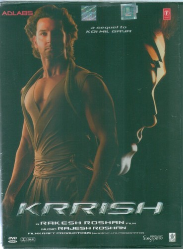 KRRISH ~ 2-DISC BOLLYWOOD DVD ~ hrithik roshan, rekha, priyanka ~ NO SUBTITLES
