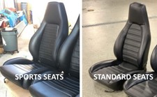 Porsche 911 912 924 930 9441974-1984 Leather Replacement Black Seat Covers Porsche 911 912 924 930 9441974-1984 Leather Replacement Black Seat Covers