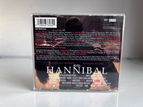 Hannibal by Hans Zimmer (CD, 2001) Original Motion Picture Soundtrack - Picture 8 of 10