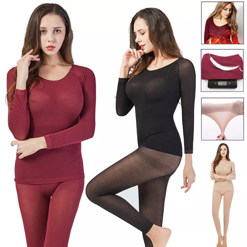 Winter Thermal Underwear Women 37 Degree Constant Temperature Thermal  Clothes