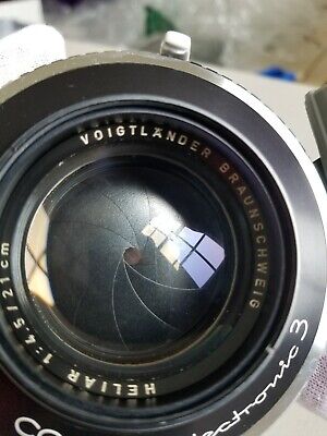 Voigtlander Heliar 210mm 21cm f4.5 Compur Electronic 3 Voigtlander Heliar 210mm 21cm f4.5 Compur Electronic 3