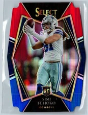 2021 PANINI SELECT RED/WHITE/BLUE SIMI FEHOKO RC DALLAS COWBOYS #183