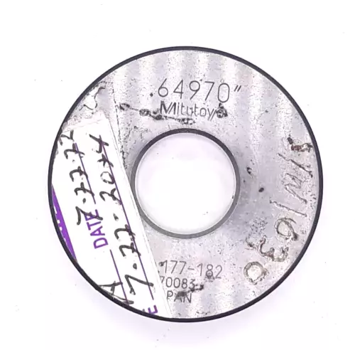 Mitutoyo .64970" Master Bore Gage #177-182