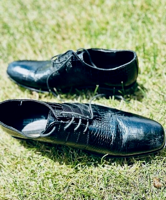 Stacy Adams Mens Est 1875 Black Leather Lace Up Oxford  display picture 3