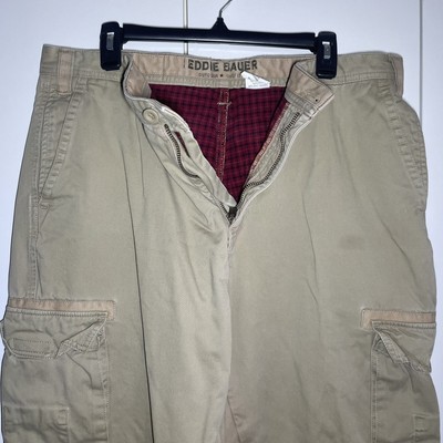 Eddie Bauer Fleece Flannel Lined Pants 