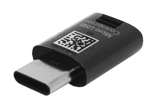 Adapter Kupplung EE-GN930 Schwarz USB Typ C auf Micro USB Daten für Samsung - Picture 3 of 12
