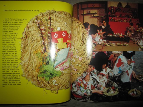 Vtg HC book, Japanese Folk Festivals Illustrated by Hideo Haga, 1970 - Picture 14 of 16