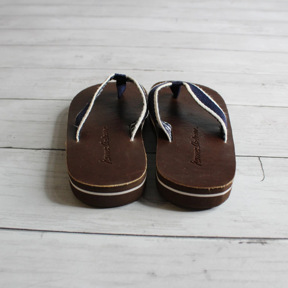 Sandalias Chanclas Hannah Andersson Niña Niño Pequeño Zapato Talla 7 8 Marrón Azul Marino Foto 4 de 4