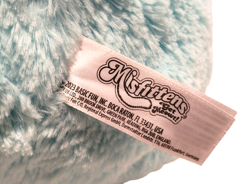 2023 Misfittens Series 3 Ozzie Blue Pink Kiss Print 9" Kitten Plush Cat - Picture 5 of 7