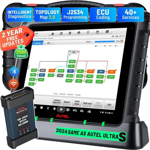 2024 Autel MaxiSys Ultra Lite Valise Outil Diagnostic Programmation Codage écu - Afbeelding 1 van 13